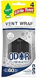 LITTLE TREES Car Air Freshener Vent Wrap, Provides Long-Lasting Scent for Car, Invisibly Fresh! Odor Eliminator (1 Pack)