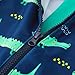 UMELOK Infant Swimwear Boy One Piece Full Zip with Long Sleeve UPF 50+ Sun Protection Swimsuit Green crocodile,6M