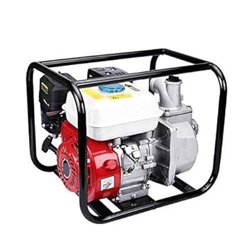 D.R Trading High Pressure Petrol Water Pump Set 6.5-HP > 3x3,Multicolor WP-30 WP 30 WP30 168F 1 Motobomba 6.5 Hp Ohv 3600Rpm 3 Inch AgriPro 4 Stroke Water Pump 3 Inch APWP3 n Gasoline Petrol Engine Water Pump (MOB-83580-55766)
