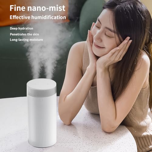 Portable Mini Humidifier 1.2L, Cool Mist for Bedroom Office Home, Auto Shut-Off, Dual Mist Modes, Night Light, Quiet Operation - image 6