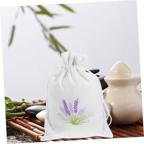 4 bolsas de saquitos con cordón para lavanda miniatura 6