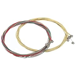 sourcing map Multicolore Acoustique Guitare Cordes, 2,79 pieds Cuivre Léger Tension pour 6 Cordes Guitare- Chaud… - Les Beatles, Paul McCartney, John Lennon, RIngo Starr, George Harrison