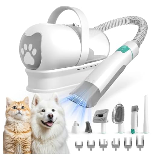 8VR Pet Grooming Vacuum with Clipper