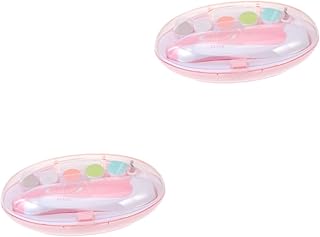TOYANDONA 2 Pçs Moedor De Unhas Elétrica Lixa De Unhas Do Bebê Lixa De Unhas Infantil Lixa De Unhas Automática Tesoura De Segurança Do Bebê Cortador De Unhas Infantil Kits De Unhas Para