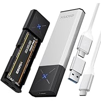 iDsonix Carcasa SSD M.2 NVMe SATA Adaptador[Sin