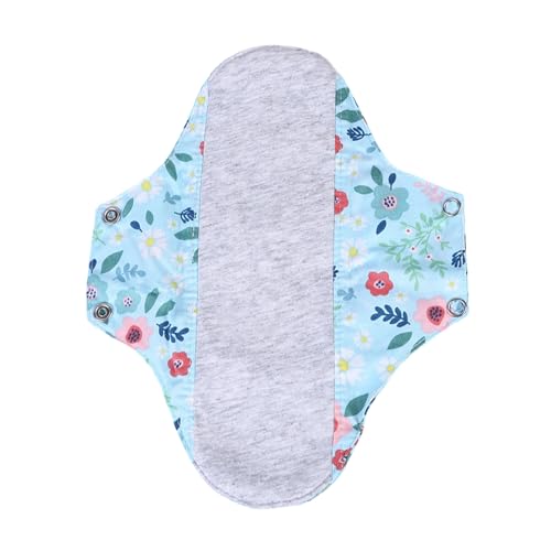 Servilletas menstruales - Almohadillas lavables, impermeables y antifugas, protección menstrual reutilizable y cómoda, toallas para mujeres para las reglas para pieles sensibles, f