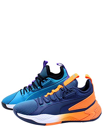 美品/プーマ/PUMA/Uproar Hybrid Court ASG Fade PUMA Uproar ASG Fade Hybrid Court Orange/Purple Mens
