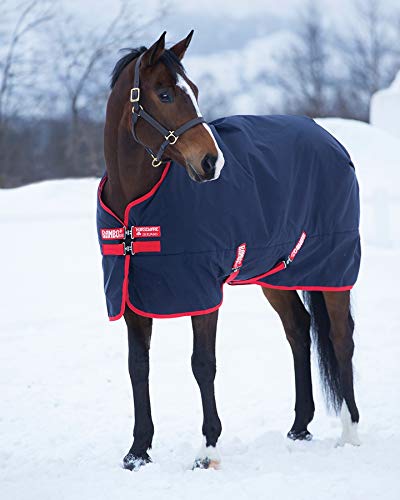 Horseware Ireland - Rambo Original Turnout 200g - Navy-Red-816'9"