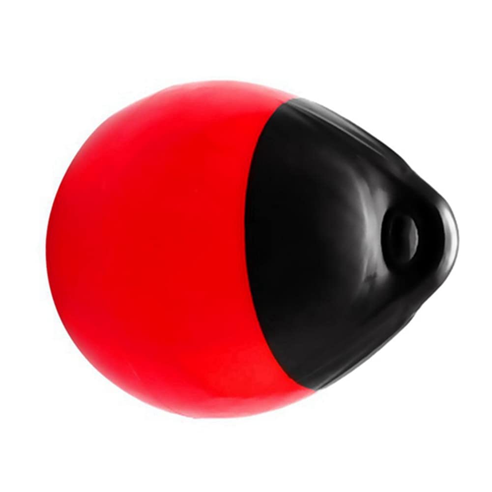 Lizusidtsy Heavy Duty PVC Boat Ball Round Anchor Buoy Dock Bumper Ball Inflatable Protection Marine Mooring Buoy Red