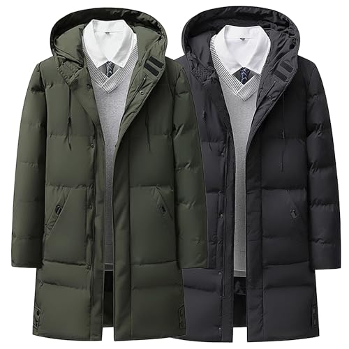 Manteau d'hiver chaud pour homme fini le froid avec la parka ZDJSWJ veste