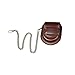 Produktbild Vintage Pocket Watch Holder Storage Case Box mit Kette Coin Geldbörse Tasche, PU-Leder, bronze, 7.5*6.5cm