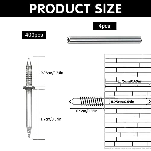 400 pezzi Filo per Battiscopa a Doppia Testa