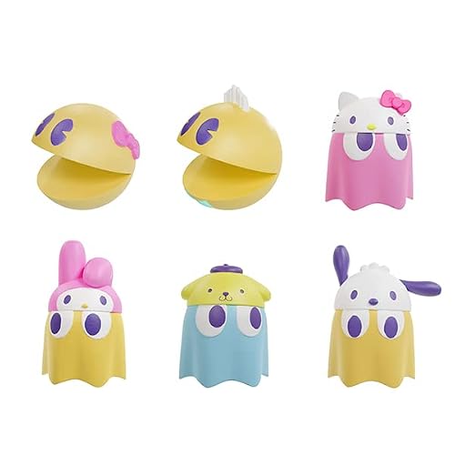 ちびコレクト フィギュアvol.1 パックマン×サンリオキャラクターズ (BOX) 約33mm PVC製 塗装済み完成品フィギュア
