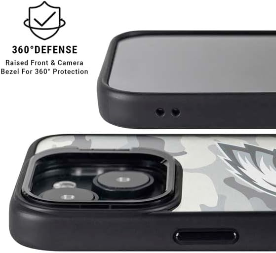 Skinit Kickstand Phone Case Compatible with iPhone 14 - Officially Licensed NFL Philadelphia Eagles Camo Design