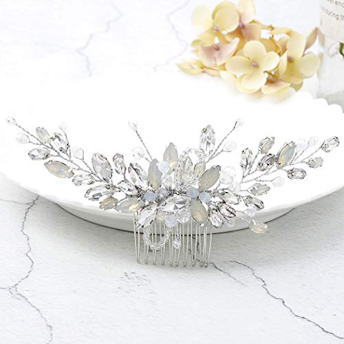 Mayelia Pettine per capelli da sposa in argento