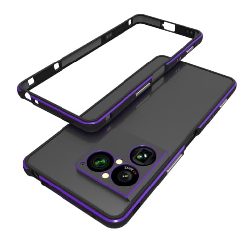 sunrun �X�}�z�P�[�X Xperia 1 VIII �p�̃P�[�X �ϏՌ� �A���~ �J�o�[ ���� �A���~�o���p�[ �y�� �ϏՌ��J�o�[ �J���������Y�ی�J�o�[ �ȒP���E CASE[ay-dsxy10043][�u���b�N+�p�[�v��]