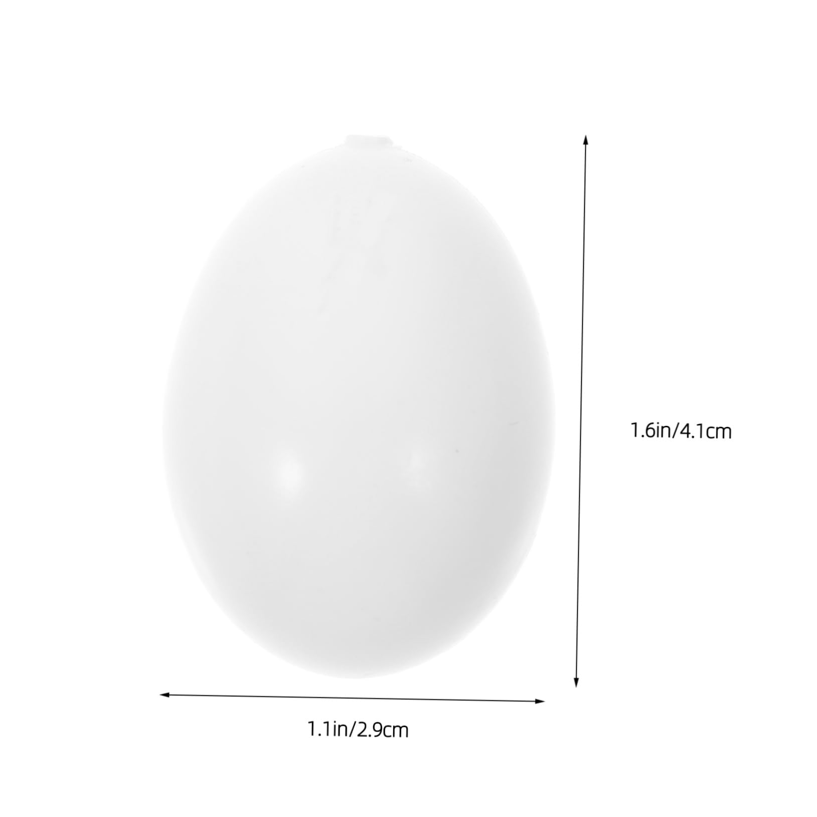 Toyvian 30Pcs Simulation Eggs for Pigeon Breeding Induced Fake Eggs for Hatching and Training Realistic Design for DIY Projects and Easter Decorations