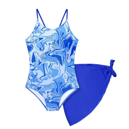 Maillot de bain deux pièces floral filles avec bikini à volants et liens ajustables pour l'été