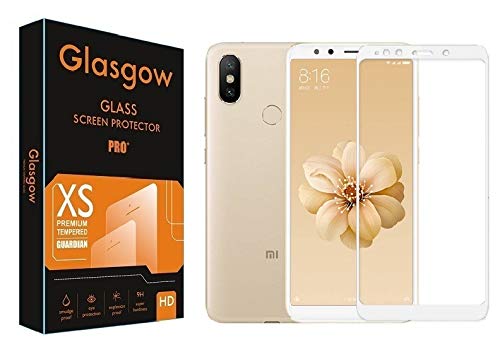 Glasgow |For MI A2 | Tempered Glass Screen Protector Guard | Full Glue Curved Tempered Glass | Bubble Free Installation | Gorilla - White (B07WHJB76S) Amazon Price History, Amazon Price Tracker