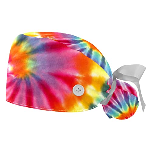 Casquettes de travail respirantes tie dye pour égayer votre quotidien professionnel JDEZ