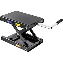 1200 LBS Motorcycle Jack, Motorcycle Lift Stand for Dirt Bike ATV,Scissor Jack with Crank Handle and Breaker Bar