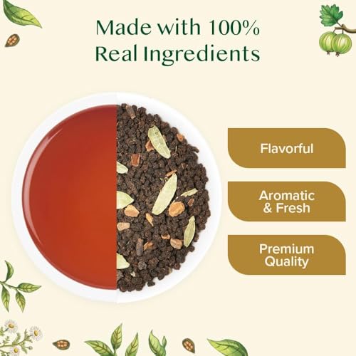 VAHDAM, Assorted Chai Teas Loose Leaf Tea Gift Set (10 Flavor, 50+ Servings) Valentines Day Gifts for Him & Her | Indian Exotic Chai Tea Blends | Resealable Ziplock Pouch