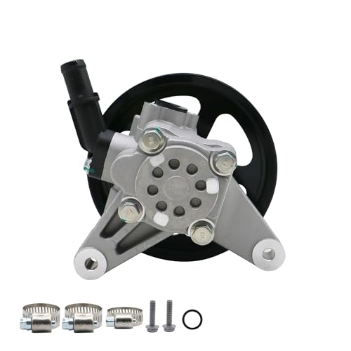 Image of 21-5442 Power Steering Pump with Pulley Fits for 2005-2008 Honda Pilot 3.5, 2005-2010 Honda Odyssey 3.5, 2003-2006 Acura MDX 3.5, 2007-2013 Acura MDX 3.7, Replace 56110-RGL-A03 56110-PVJ-A01