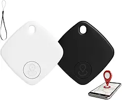 Rastreador Bluetooth Smart Tag – Compatível com App Buscar (Find My), Alarme Sonoro, Localização Global via GPS, Sensor de Movimento, Bateria Substituível - Ideal para Pets, Mochilas, Chaves, Idosos