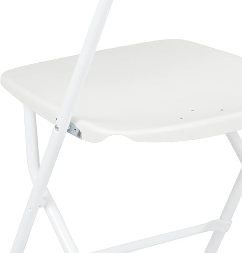 Vista 170 de Flash Furniture Hercules - Silla plegable comercial grande y alta, extraancha, capacidad de 650 libras de plástico duradero, color negro, paquete