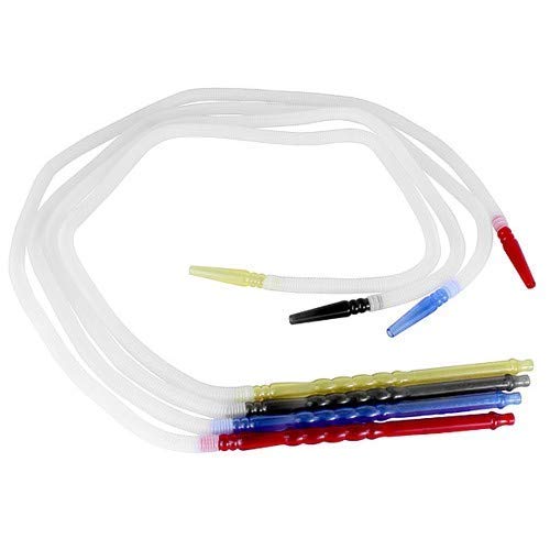 Plastic Hookah Hose (Multi_15 x 5 x 25 cm)
