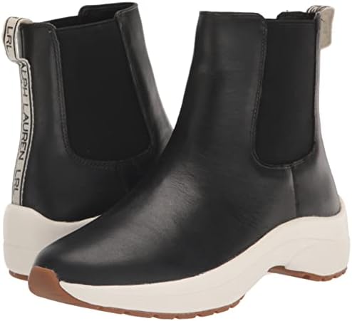 Lauren Ralph Lauren Women's Rylee Sneaker Bootie Fashion Boot, Black, 5.5 | Image 6