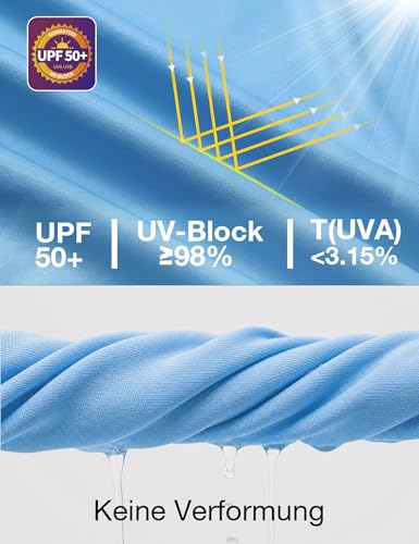 ZENGVEE Rashguard męska koszulka chroniąca przed promieniowaniem UV UPF 50+, szybkoschnąca, lekka, oddychająca, ochrona przed słońcem, do surfowania, pływania, biegania, 3 sztuki w opakowaniu, 10618