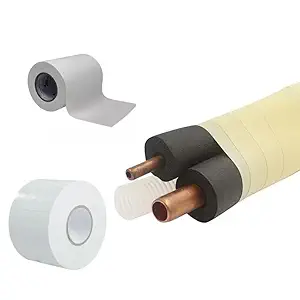 CANARA PVC Wrapping Tapes (2 Pcs), Non Adhesive, 48 MM x 0.18 MM x 15 M for Air Conditioner AC Insulation Tape Water Prof Heavy Duty Monsoon Tape