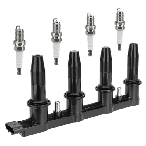 UF620 Ignition Coil and 7092 Spark Plugs for Chevy Aveo Cruze Sonic Pontiac