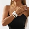 Sither 6 Pack Pearls Bracelets for Women Pearls Bracelets Set Boho Jewelry for Halloween Prom Party Christmas Gift #1