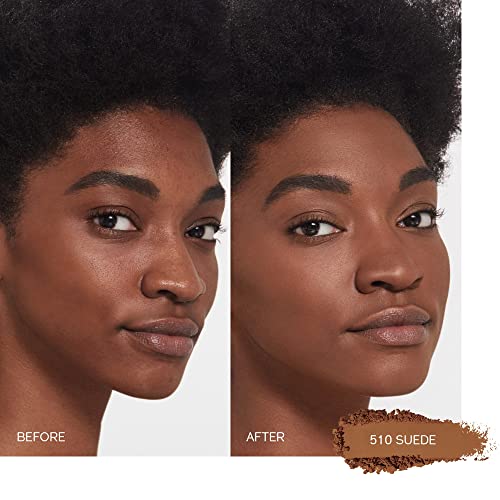 Shiseido Synchro Skin Self-Refreshing Custom Finish Powder Foundation, Suede 510-24-Hour Sheer-To-Medium Buildable Coverage With Shine Control - Smudge Proof & Non-Comedogenic #TOP2