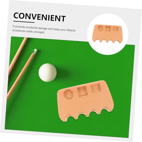 Porte-queue portable billard bois massif pour optimiser l'espace de jeu