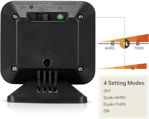 Miniatura 4 de O W Security Simulador De Tv Ft-1 Luz Led Con Cambio De Color Brillo, Usb, 2 W, Sin Pilas, Señuelo Antirrobo Para Hogar, Vacaciones Y Piso.