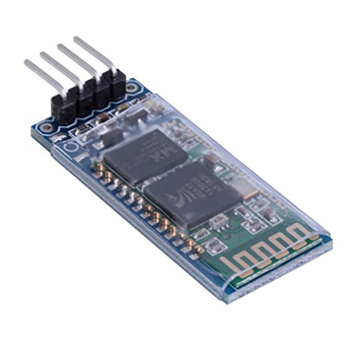 HiLetgo HC-06 RS232 4 Pin Wireless Bluetooth Serial RF Transceiver Module Bi-Directional Serial Channel Slave Mode for Arduino