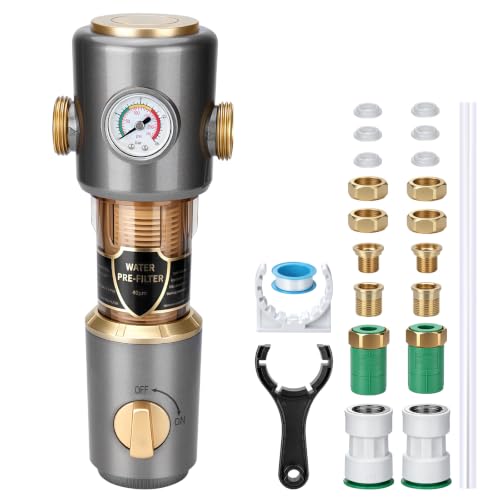 40μm 1 Zoll Rückspülfilter Vorfilter für Hausanschluss 8 T/H Wasserfilter