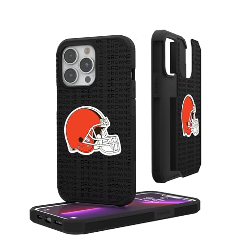 Keyscaper Cleveland Browns Rugged Case with Text Design for iPhone