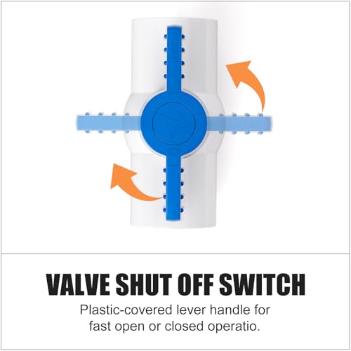 Válvula de bola de PVC GASHER 1-1/2: control de flujo ideal para tu piscina 7
