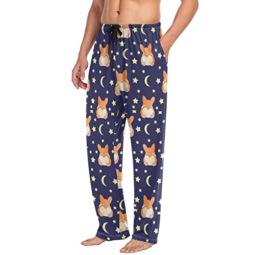 Aslsiy Men's Pajama Bottoms Colorful Dinosaurs Grunge Pants for Men3