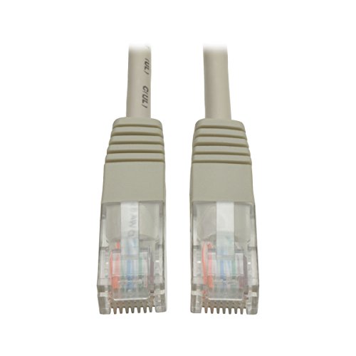 Tripp Lite Cat5e 350MHz Molded Patch Cable (RJ45 M/M) - Gray, 1-ft.(N002-001-GY)