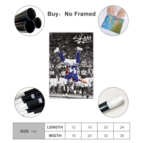 XZTUAJ Cam Skattebo Canvas Wall Art Poster