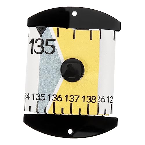 Toddmomy 4pcs Fishing Ruler Fish Measure Ruler Plastic Fish Scales 2-in-1 for Freshwater Saltwater