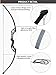 Toparchery Archery Takedown Recurve Bow Hunting Long Bow Set Alloy Riser - Right Hand Black - Draw Weight 30lbs 40lbs - with Arrow Sight, Arrow Brush (Black, 30lbs)