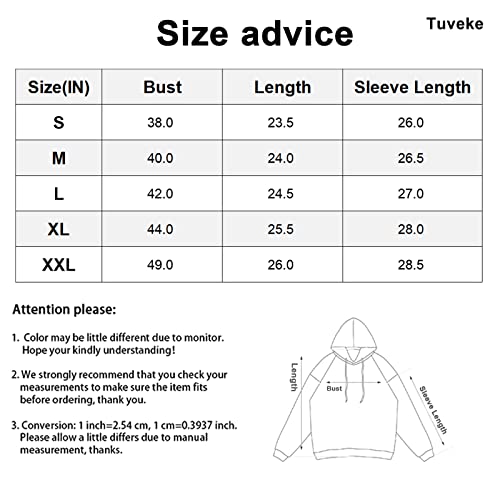 Tuveke Khaki Women's Hoodie Sweatshirt Fleece Pullover Hooded Athletic Long Sleeve Sweat Shirt For Women Casual Hoodies With Pockets M #TOP3