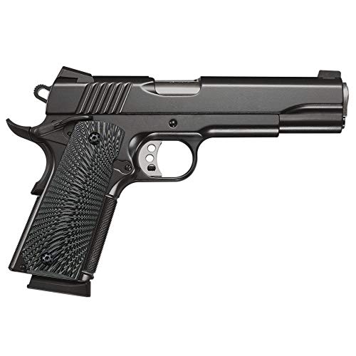 Cool Hand 1911 Full Size G10 Grips, Screws Included, Big Scoop, Ambi Safety Cut, Sunburst Texture (Gun Metal) #TOP2