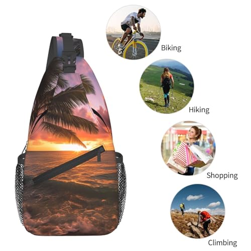 Bolso tipo bandolera pequeño para senderismo unisex miniatura 6